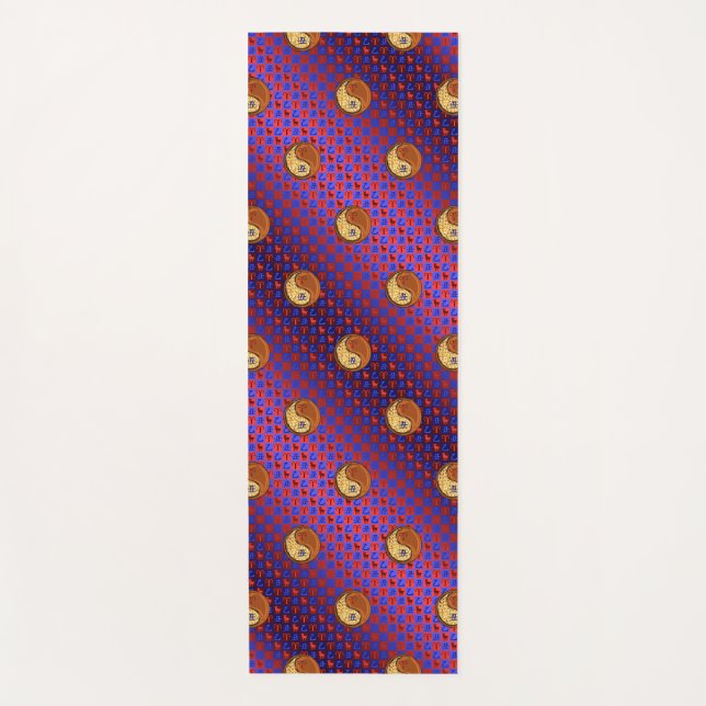 Tapis De Yoga Aries et bois d'ox (Devant)