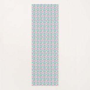 Tapis De Yoga Art du chat Cute Cat Rainbows