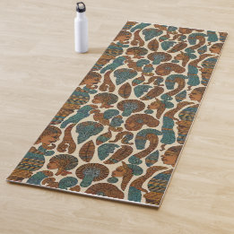 Tapis De Yoga Art Motif ethnique africain