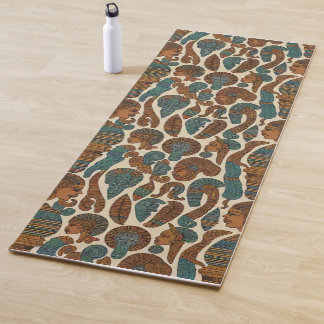 Tapis De Yoga Art Motif ethnique africain