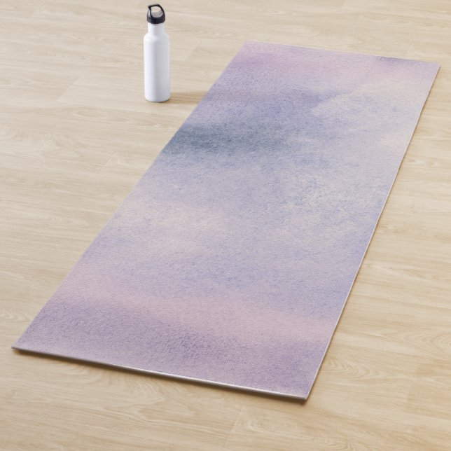 Tapis De Yoga Astronome | pourpre et bleu (En situation)