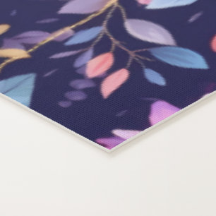 Tapis De Yoga Attrape-rêves floraux violets spirituels mystiques