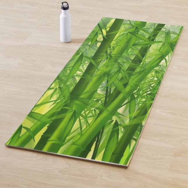 TAPIS DE YOGA BAMBOO JUNGLE (En situation)