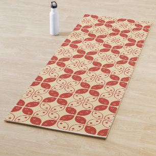 Tapis De Yoga Batik Kawung, Motif indonésien, javanais, ethnique