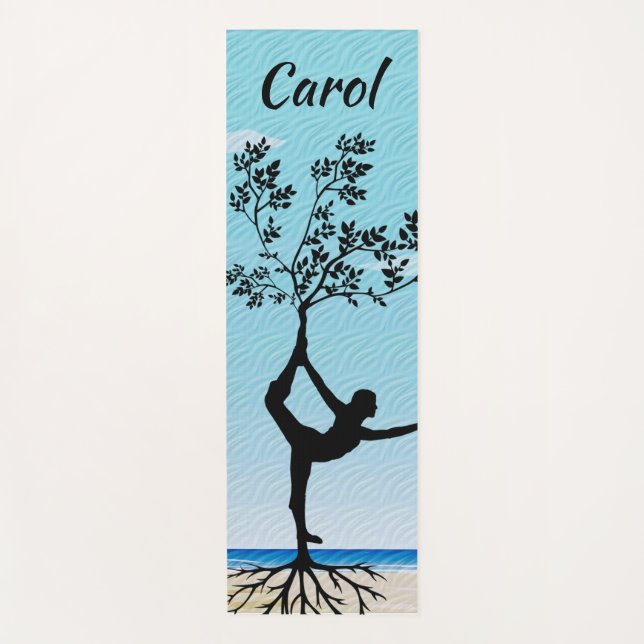 Tapis De Yoga Beach Yoga Nat (Devant)