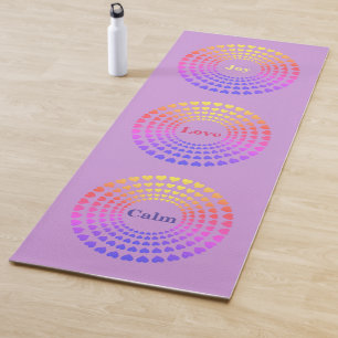 Tapis De Yoga Beau Coeur Mandala
