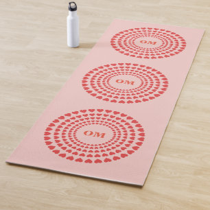 Tapis De Yoga Beau Coeur Mandalas