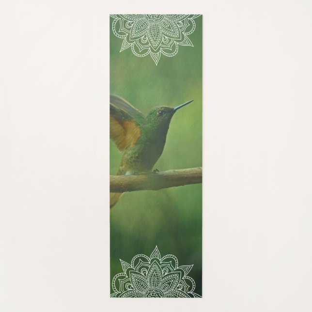 Tapis De Yoga Beau Sugar Bird Mandala Yoga Mat (Devant)