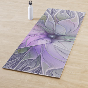 Tapis De Yoga Beauté étonnante Fleur d'art Abstrait fractal mode