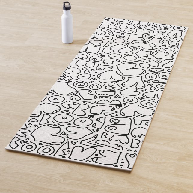 Tapis De Yoga Bébé féministe drôle (En situation)