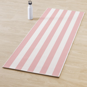 Tapis De Yoga Bébé rose couleur rayures vacances Été Pastel