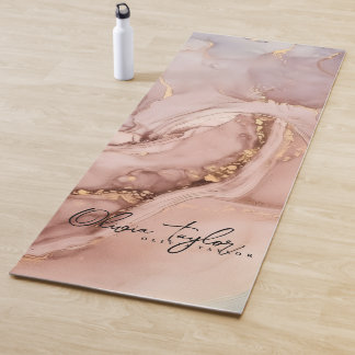 Tapis De Yoga Beige doux et élégant