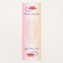 Belle gradation rose orange pourpre de Lotus Ombre