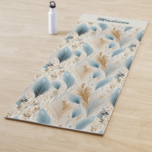 Tapis De Yoga Belle Herbe Pampas (En situation)