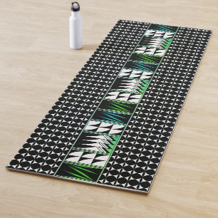 Tapis De Yoga Bénédiction des plumes du sud-ouest dans les verts