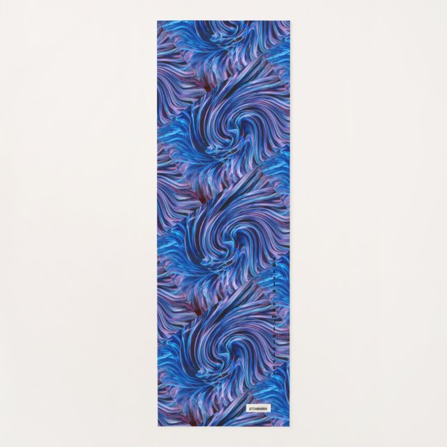 Tapis De Yoga Bleu (Devant)