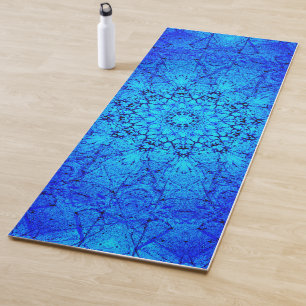 Tapis De Yoga Bleu clair Mandala