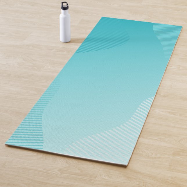 Tapis De Yoga bleu turquoise (En situation)