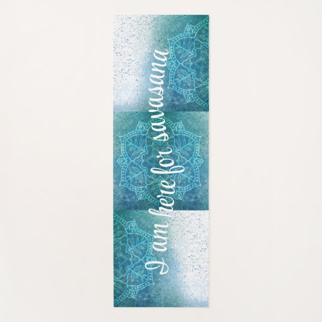 Tapis De Yoga Blocs Mandala Gradient (Devant)