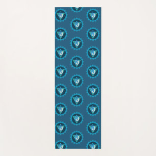 Tapis De Yoga Blue Cahkara, Throat Chakra, Visuddha Yoga Mat