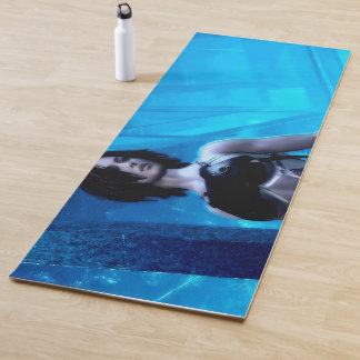 Tapis De Yoga Blue Toxin yoga mat