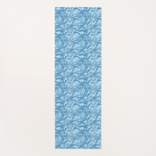 Tapis De Yoga Blue waves (Devant)