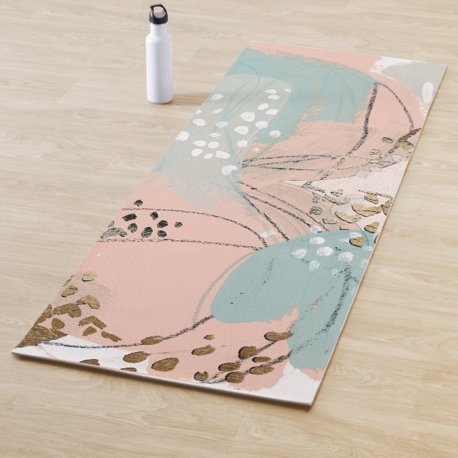 Tapis De Yoga Blush & Gold I (En situation)