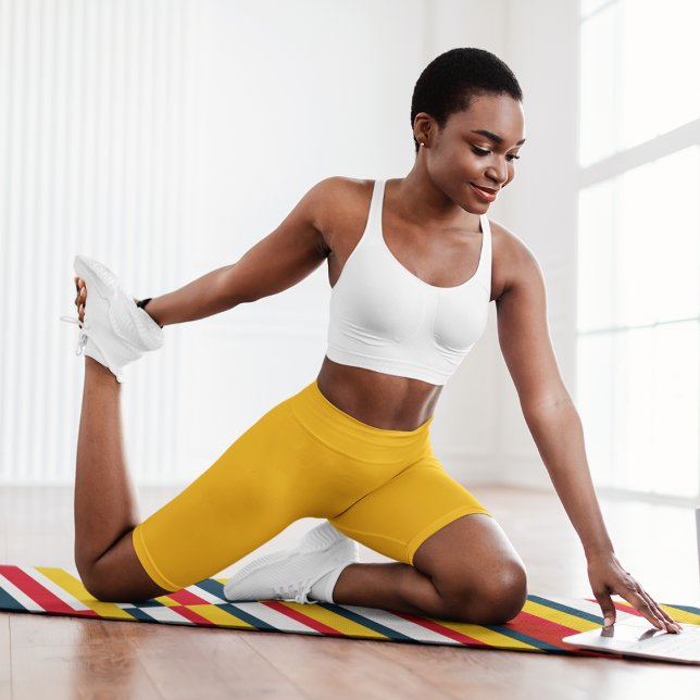 Tapis De Yoga Bohème rayé (Créateur téléchargé)