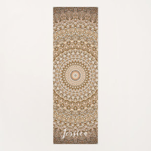 Tapis De Yoga Boho Mandala géométrique