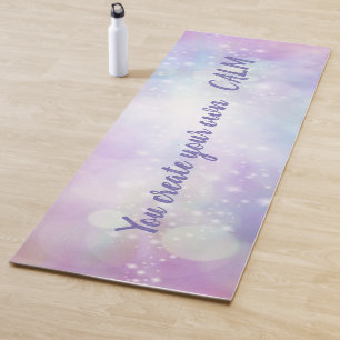 Tapis De Yoga Bokeh coloré cool - Vous Créez Votre Propre Calme