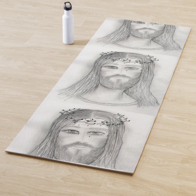 Tapis De Yoga Bon Jésus (En situation)