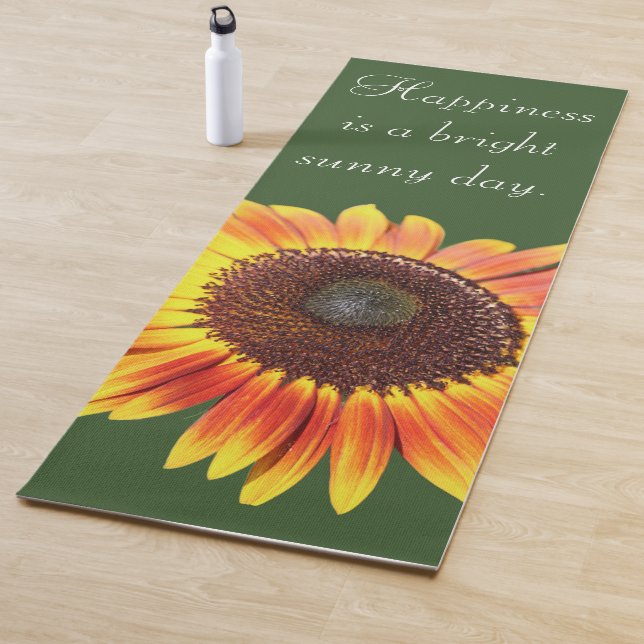 Tapis De Yoga Bonne Citation de tournesol Yoga Mat (En situation)