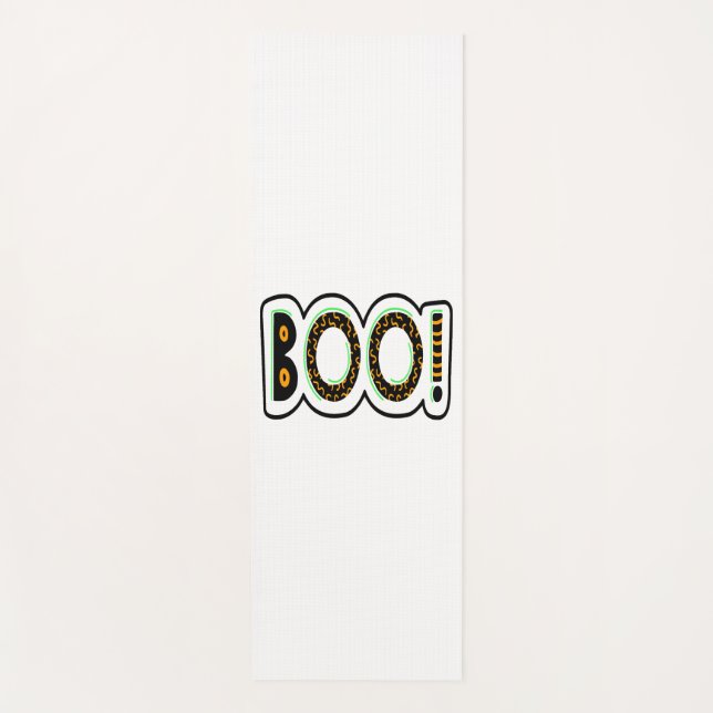 Tapis De Yoga BOO Halloween (Devant)
