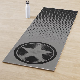 Tapis De Yoga Bouclier Grunge Captain America