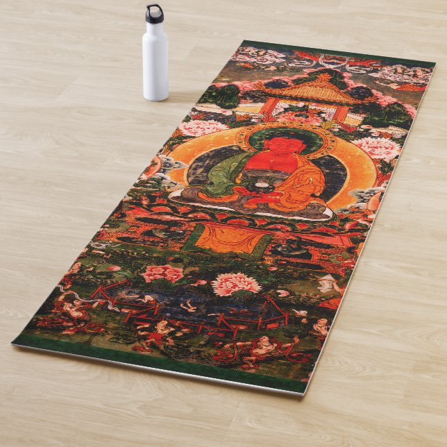Tapis De Yoga Bouddha Amitabha sur sa terre pure (En situation)