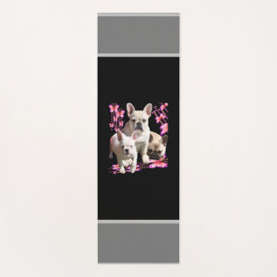 Tapis De Yoga Bouledogues français Papillon  Bulldog