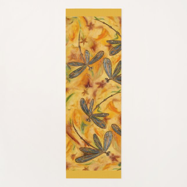 Tapis De Yoga Brise chaude de la libellule (Devant)