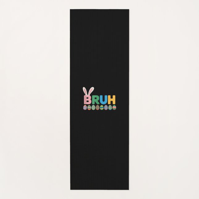 Tapis De Yoga Bruh Bunny Pâques mème mignon Pour Enfants _12 (Devant)