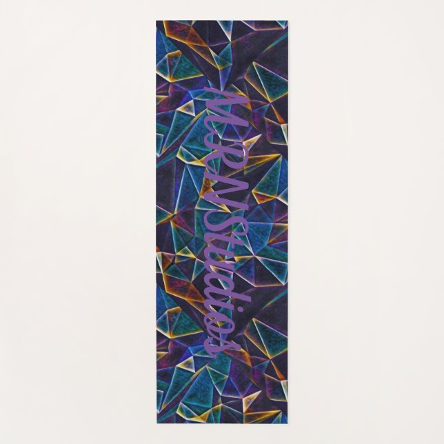 Tapis De Yoga Bulles brisées Yoga Mat (Devant)