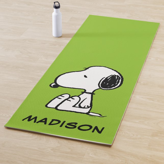 Tapis De Yoga cacahuètes | Snoopy En Bas (En situation)