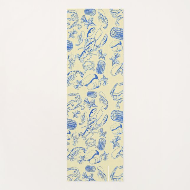 Tapis De Yoga Cajun Seafood Boil - Southern Coastal Food Art (Devant)