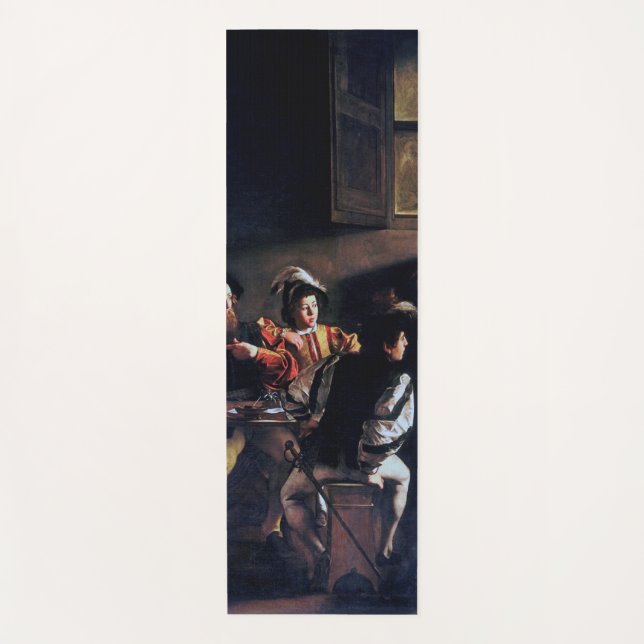 Tapis De Yoga Calling of Saint Matthew, Caravaggio (Devant)