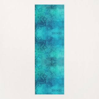 Tapis De Yoga Calme Mandala Bleu