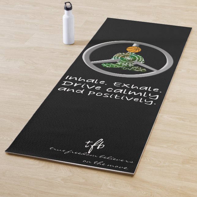 Tapis De Yoga Calme Voiture Ride Accueil Parcours En Bois (En situation)