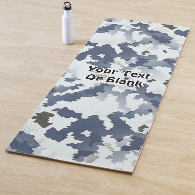 Tapis De Yoga Camouflage d'hiver (En situation)