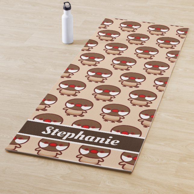 Tapis De Yoga Cannelle Java Sparrow (En situation)