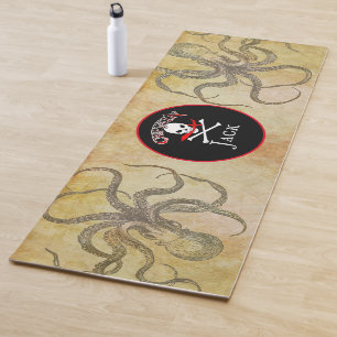 Tapis De Yoga Capitaine pirate personnalisée