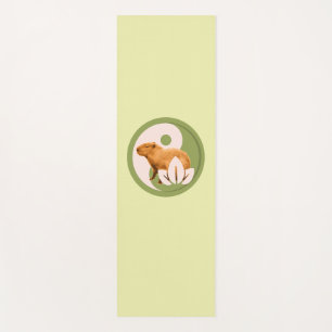 Tapis De Yoga Capybara Zen Yin Yang Nature Paisible