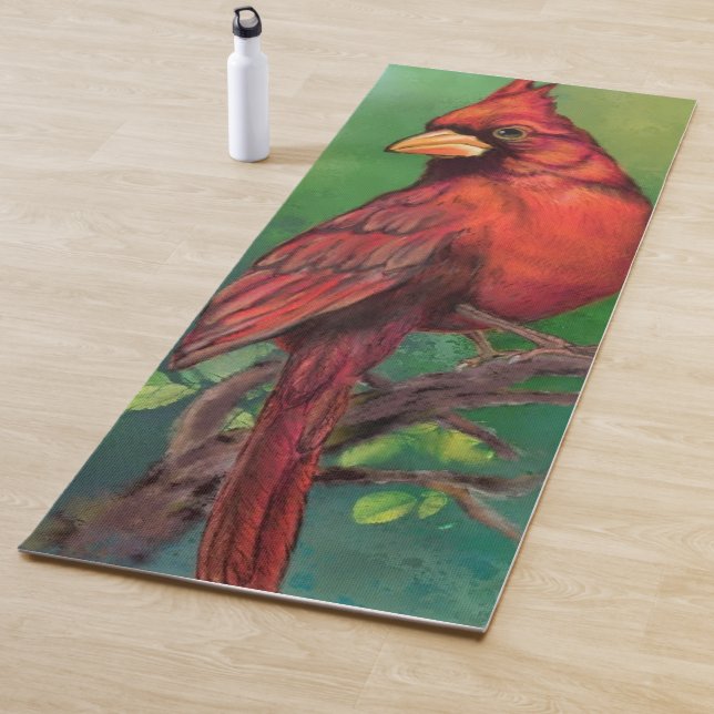 Tapis De Yoga Cardinal Rouge Yoga Mat (En situation)