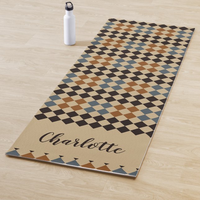Tapis De Yoga Carrelage mosaïque personnalisé Yoga Mat (En situation)